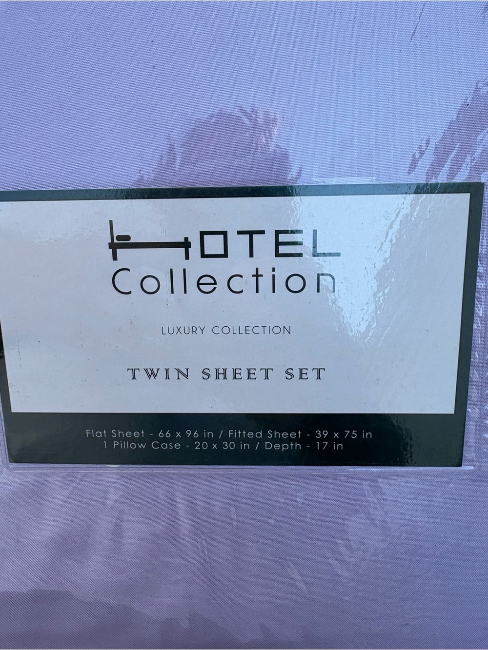 Hotel Collection Lavender Twin Sheet Set
